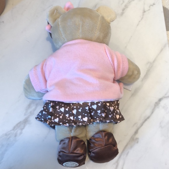 STARBUCKS 2011 BEAR Plush Girl Valentines Heart BEARISTA Valentines Holiday Bear - Picture 9 of 10